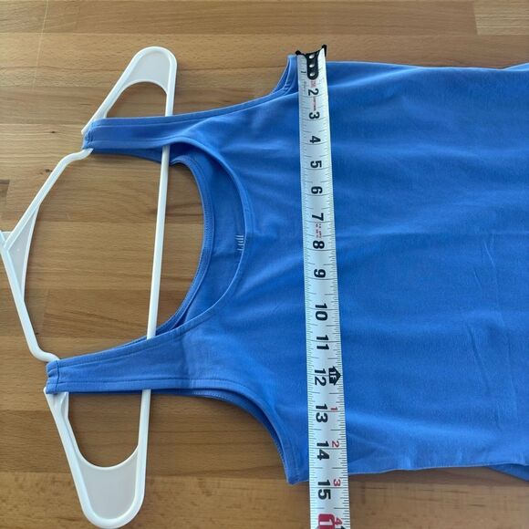 NWT J. Jill Women’s Small Blue Lotus Scoop Neck Sleeveless Tank Top Cotton - Picture 8 of 8